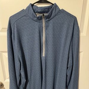 johnnie-O Blue Quarter-Zip Pullover